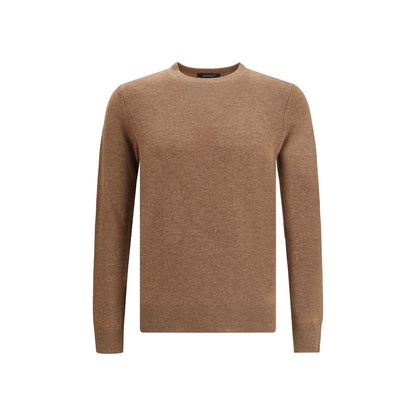 Aragona Cashmere Brown Merino Wool Sweatshirt