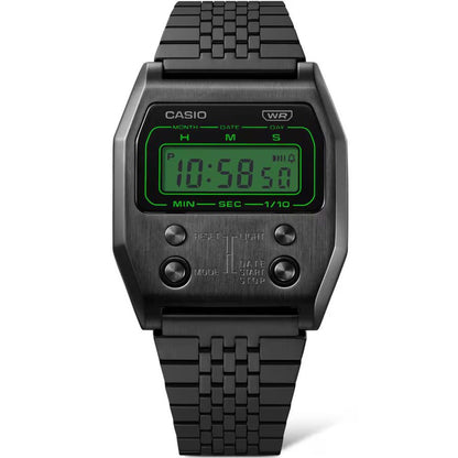 Casio Black Stainless Steel Digital Watch