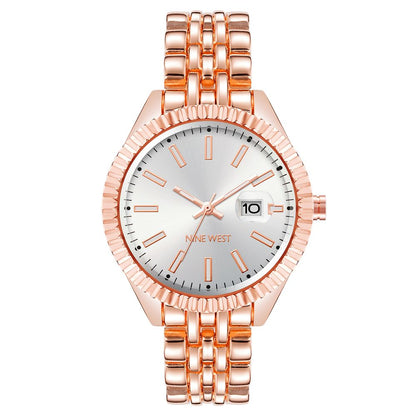 Nine West Multicolor Metal Dress Watch