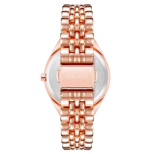 Nine West Multicolor Metal Dress Watch