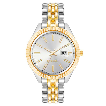 Nine West Multicolor Metal Dress Watch