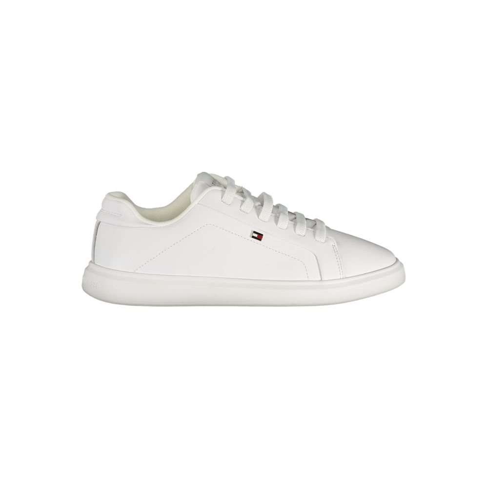 Tommy Hilfiger White Leather Women Sneaker