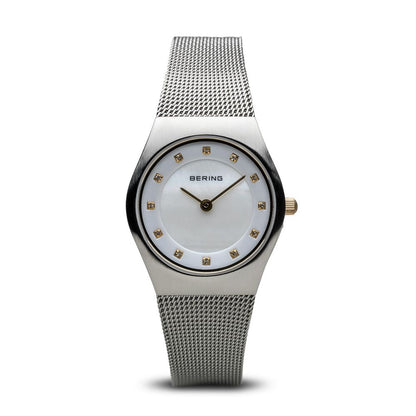 BERING Silver Stainless Steel Dress Watch