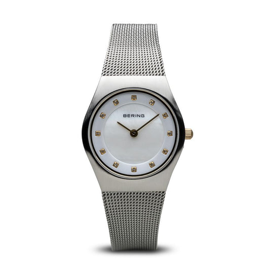 BERING Silver Stainless Steel Dress Watch