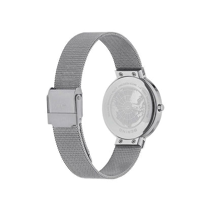 BERING Gray Stainless Steel Dress Watch