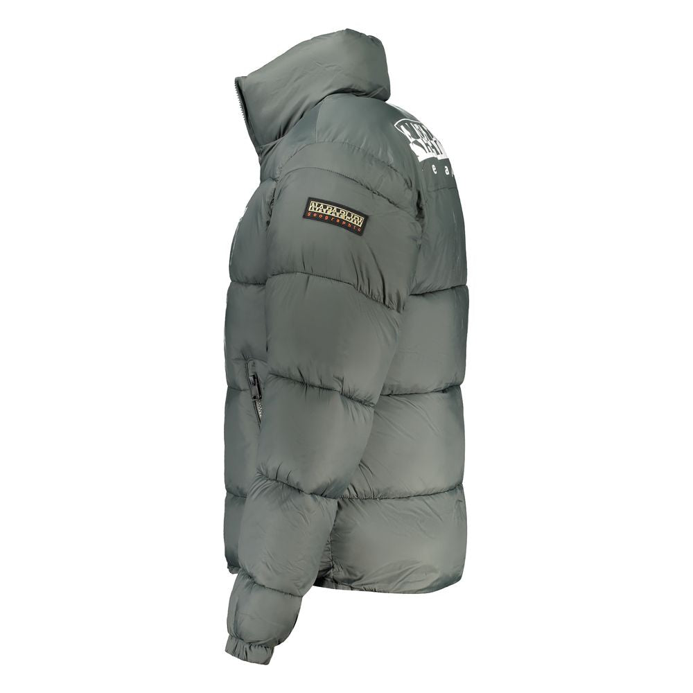 Napapijri Green Polyamide Shell Jacket