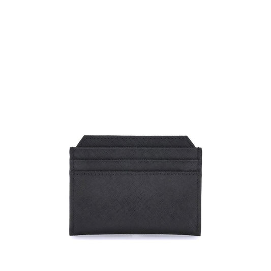 Vivienne Westwood Black Calf Leather Bos Taurus Wallet