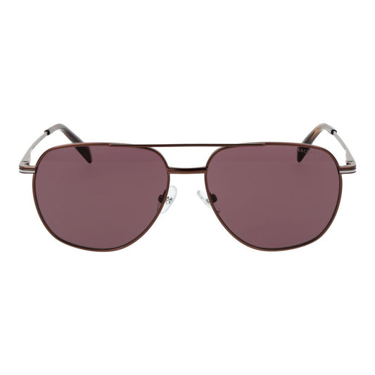 Hackett Brown Metal Sunglasses