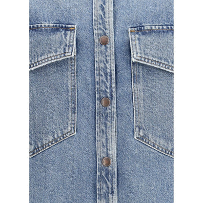 Agolde Blue Denim Shirt