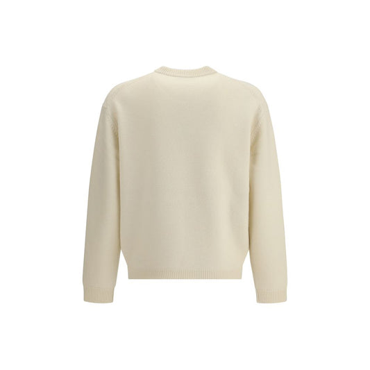 Maison Kitsuné Cream Wool Sweatshirt