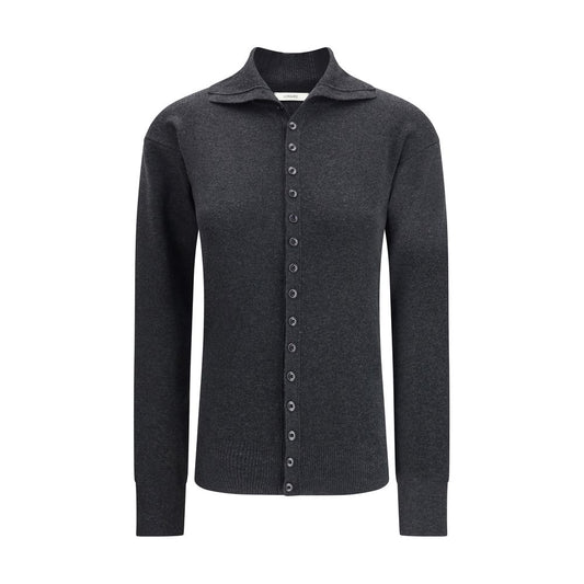 Lemaire Gray Wool Cardigan