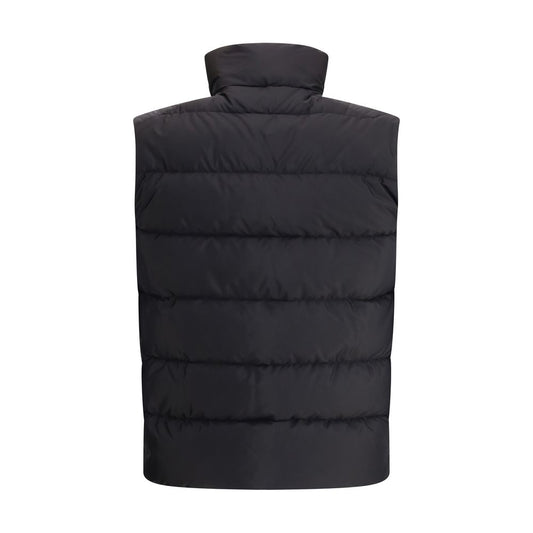 Prada Black Recycled Polyamide Sleveless Jacket