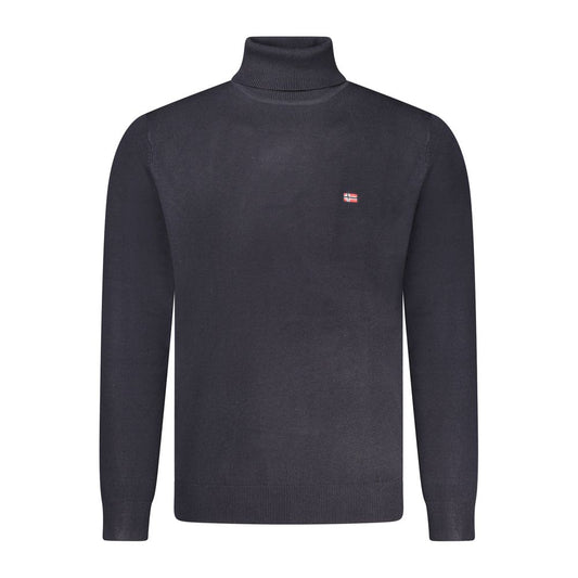 Norway 1963 Blue Wool Men's Turtleneck Sweater