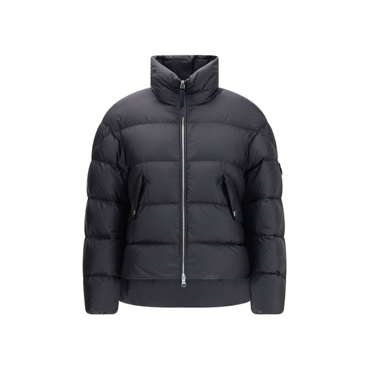 MONCLER x EDWARD ENNINFUL Black Polyamide Coat