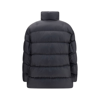 MONCLER x EDWARD ENNINFUL Black Polyamide Coat