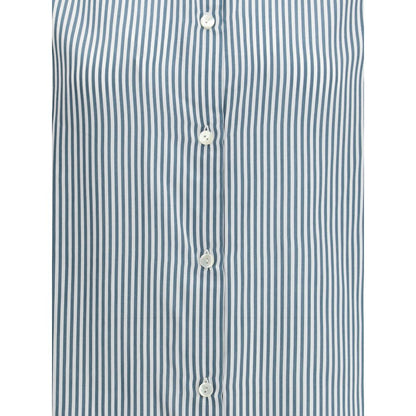 Kristina Ti Bicolor Viscose Pattern Shirt