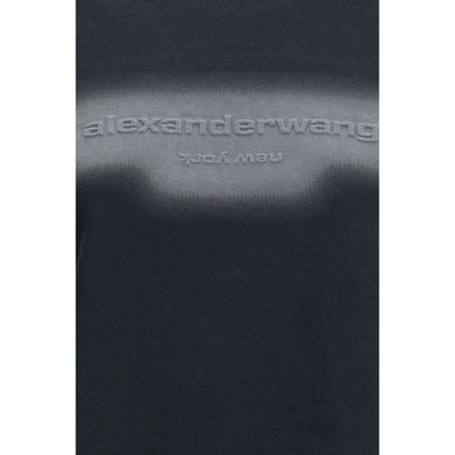 Alexander Wang Black Cotton T-Shirt
