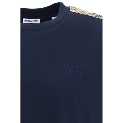 Burberry Blue Cotton Sportswear