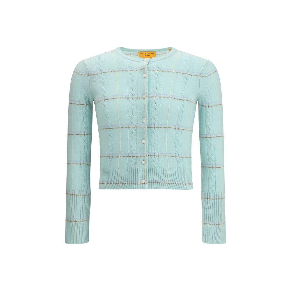 Guest in Residence Light Blue Cashmere Cardigan