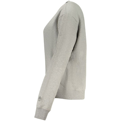 North Sails Grigio Cotton Women Sweatshirt