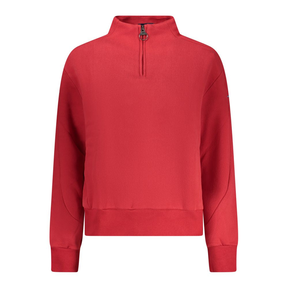 North Sails Rosso Cotton Women Sweatshirt