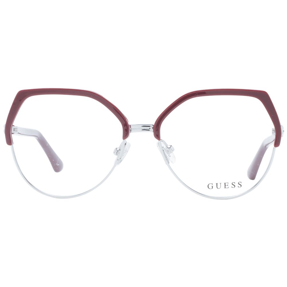 Guess Burgundy Plastic Glasses (Frames)