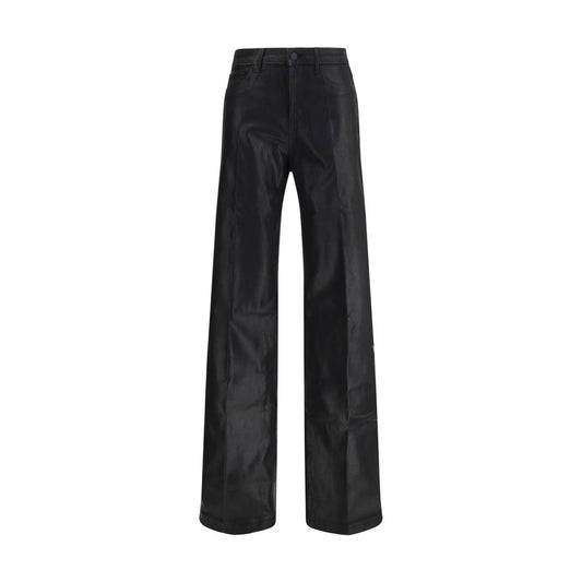 L'Agence Black Cotton Casual Pants