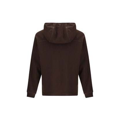 LAMINAR Brown Cotton Sweatshirt