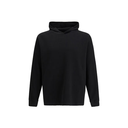 LAMINAR Black Cotton Sweatshirt