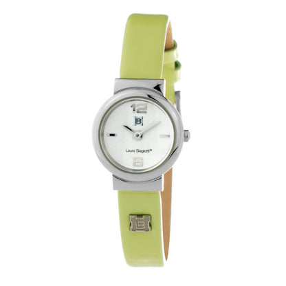 Laura Biagiotti Bicolor Leather Dress Watch