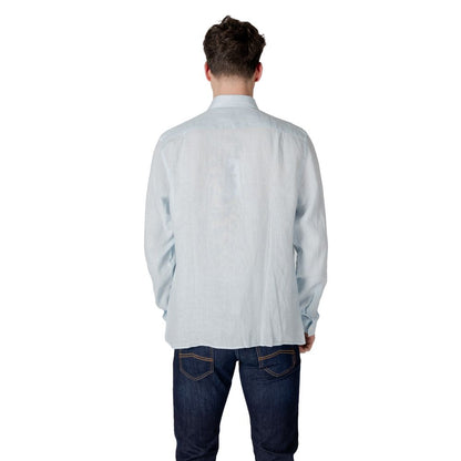 Lacoste Blue Linen Shirt
