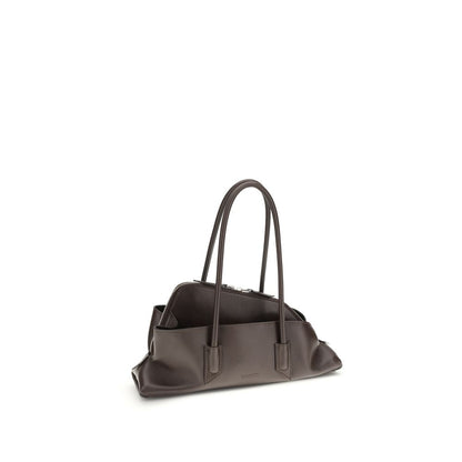 The Attico Brown Calf Leather Bos Taurus Shoulder Bag