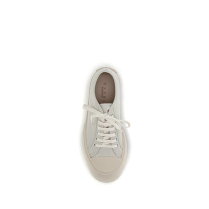 Marni White Napa Leather / Calf Bos Taurus Sneakers