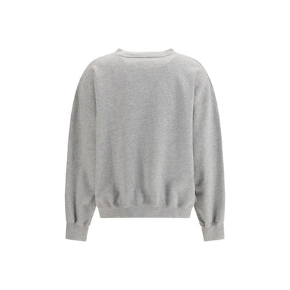Ganni Gray Cotton Sweatshirt