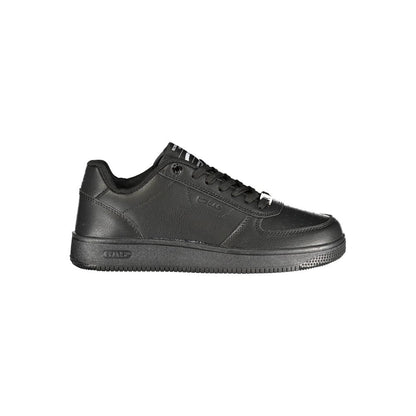 Gas Black Polyurethane Women Sneaker