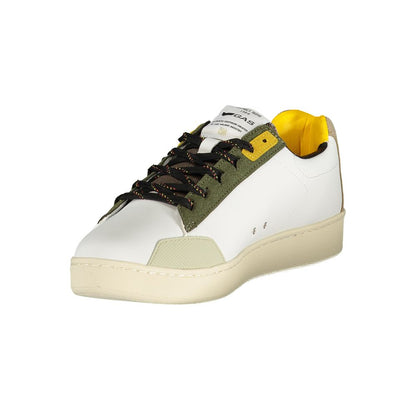 Gas White Polyester Men's Sneaker