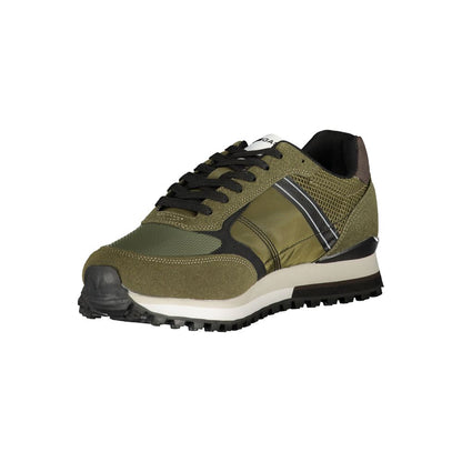 Gas Verde Poliuretano Mens Sneaker