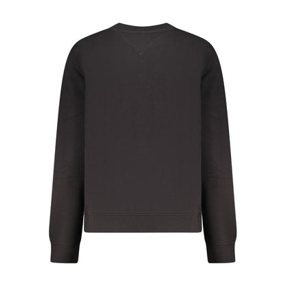 Tommy Hilfiger Black Cotton Women Sweatshirt