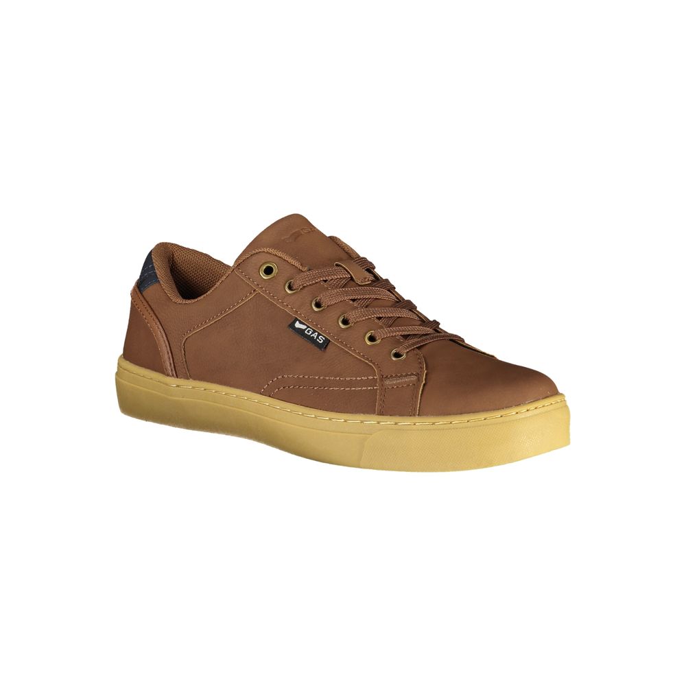 Gas Marrone Poliestere Men Sneaker