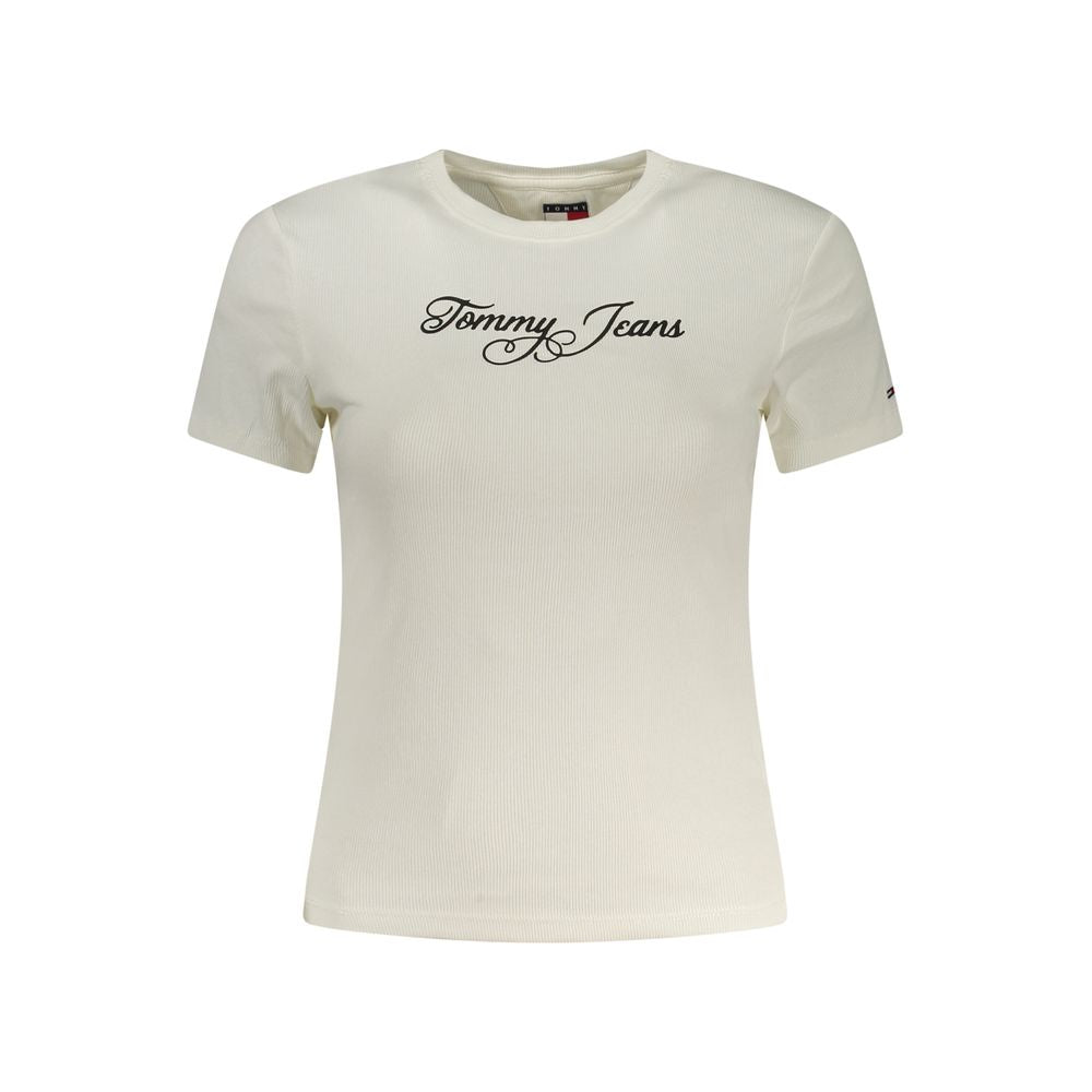 Tommy Hilfiger Bianco Cotton Women T-Shirt