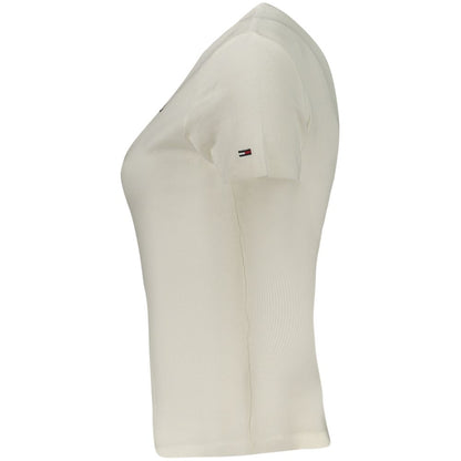 Tommy Hilfiger Bianco Cotton Women T-Shirt