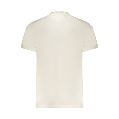 Tommy Hilfiger Bianco Cotton Men T-Shirt
