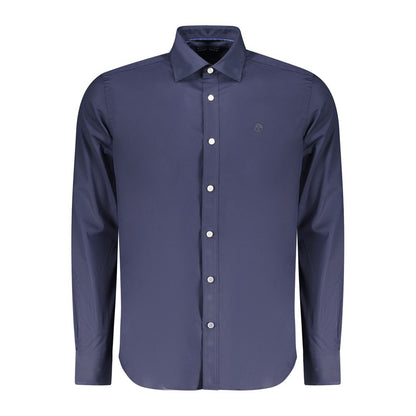 North Sails Blu Cotton Men Shirt
