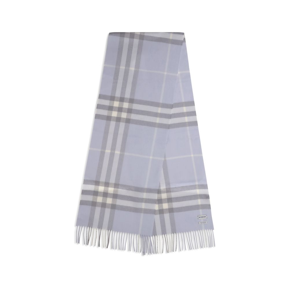 Burberry Light Blue Cashmere Scarf