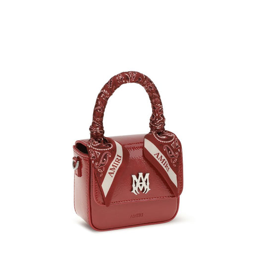 Amiri Red Calf Leather Bos Taurus Handbag