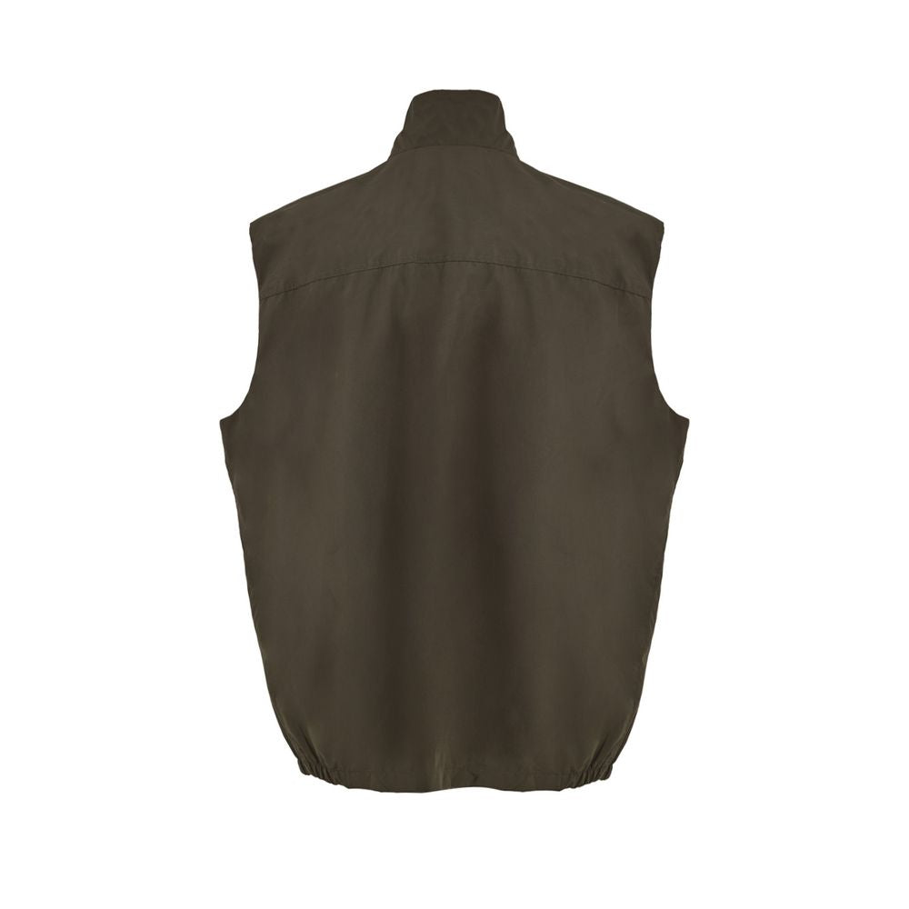 Paul & Shark Green Polyester Sleveless Jacket