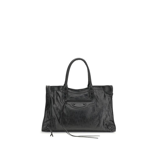 Balenciaga Black Lamb Ovis Aries Aries Shoulder Bag