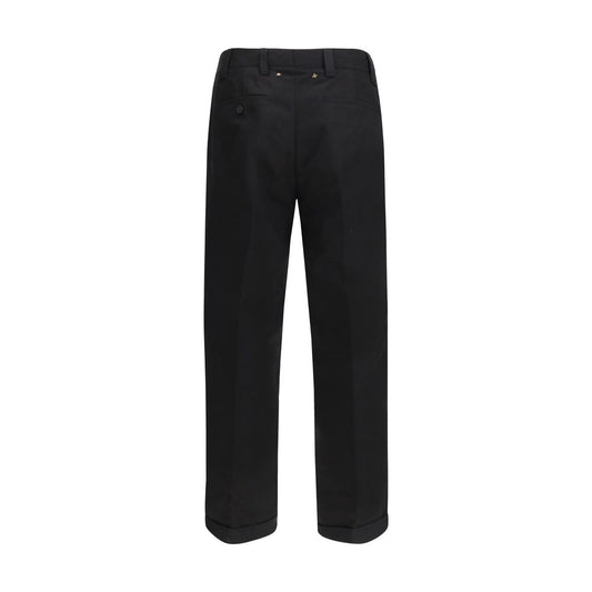 Golden Goose Black Cotton Chino Pants