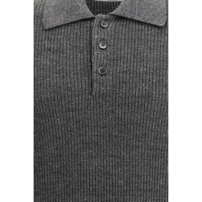Brunello Cucinelli Gray Cotton Sweater