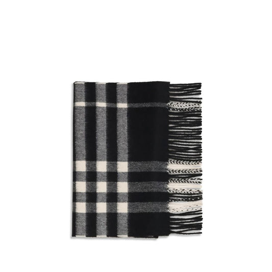 Burberry Black Cashmere Scarf
